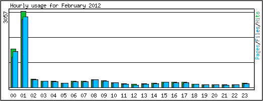 Hourly usage