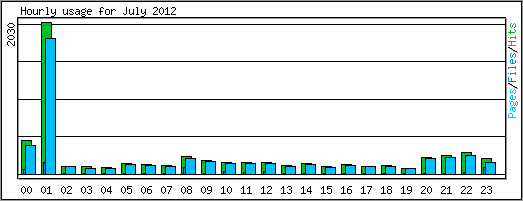 Hourly usage