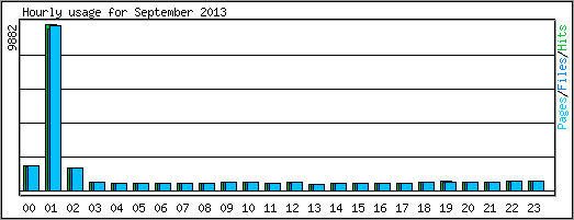 Hourly usage